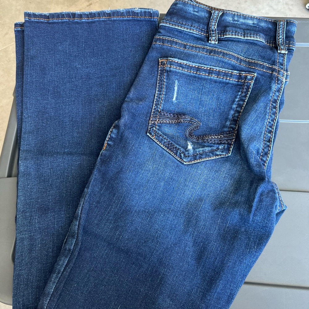 Silver jeans